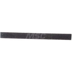 5/8″ Face Width 1' Long 303/316 Stainless Steel Gear Rack 16 Pitch, 14.5° Pressure Angle, Square