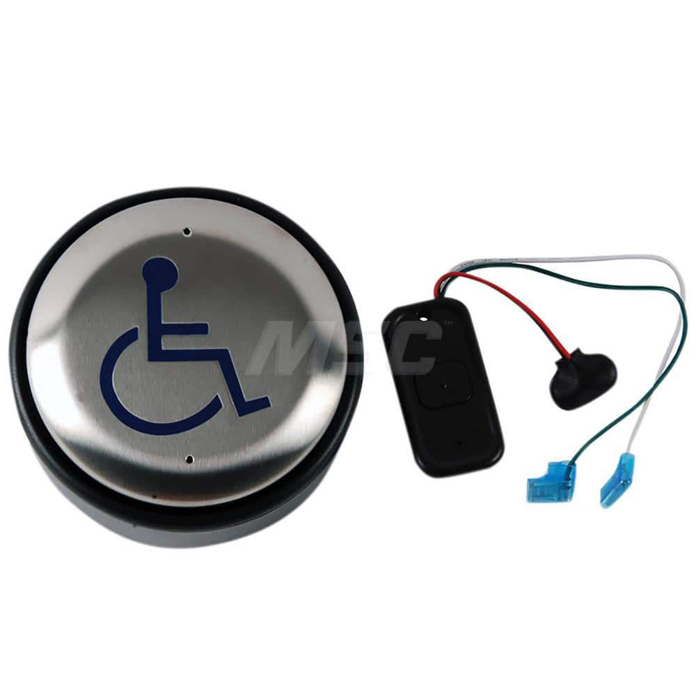 Electromagnet Lock Accessories; Type: Wireless Pushplate Kit; For Use With: Touchless Actuators; Material: Stainless Steel; Material: Stainless Steel; For Use With: Touchless Actuators; Type: Wireless Pushplate Kit; Accessory Type: Wireless Pushplate Kit;