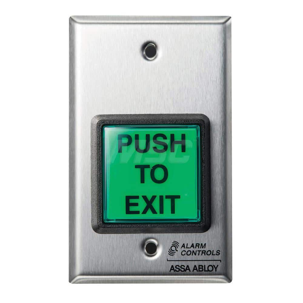 Pushbutton Switches; Switch Type: Push Button; Pushbutton Type: Extended; Pushbutton Shape: Square; Pushbutton Color: Green; Operator Illumination: Illuminated; Operation Type: Momentary (MO); Amperage (mA): 10; Voltage: 12-24; Contact Form: SPDT; Standar