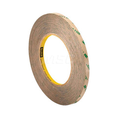 Clear Double-Sided Polyethylene Foam Tape: 4″ Wide, 5 yd Long, 5 mil Thick, Acrylic Adhesive