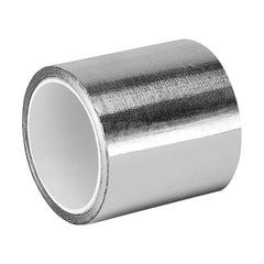 Duct Tape: 4″ Wide, 4 mil Thick, Aluminum Foil Acrylic Adhesive, 16 lb/in Tensile Strength