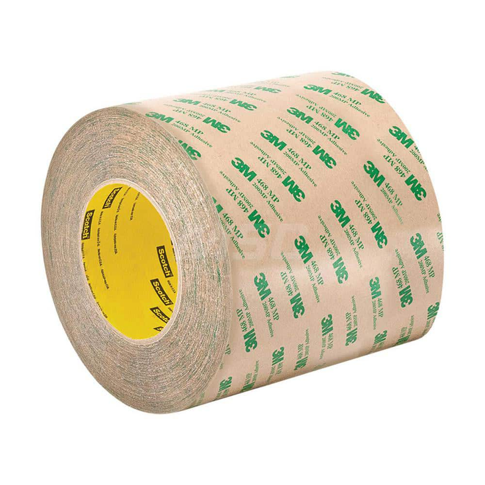 Adhesive Transfer Tape; Adhesive Material: Acrylic; Width (Inch): 4; Length (yd): 60.00; Thickness (mil): 5.2000; Minimum Operating Temperature (F): -40.000; Maximum Operating Temperature (F): 400.000; Color: Clear; Liner Material: Kraft Paper; Series: 46