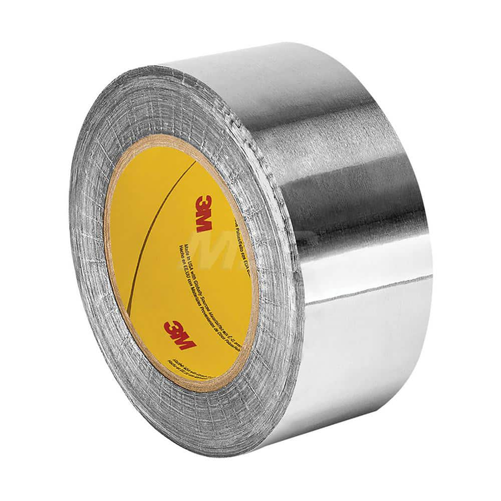 Duct Tape: 6″ Wide, 7.2 mil Thick, Aluminum Foil Acrylic Adhesive, 59 lb/in Tensile Strength