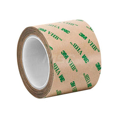 Clear Double-Sided Polyethylene Foam Tape: 12″ Wide, 5 yd Long, 2 mil Thick, Acrylic Adhesive