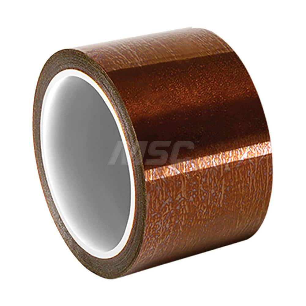 Polyimide Film Tape: 1/2″ Wide, 100' x 5 mil Thick Non-Adhesive, -40 to 450 ° F