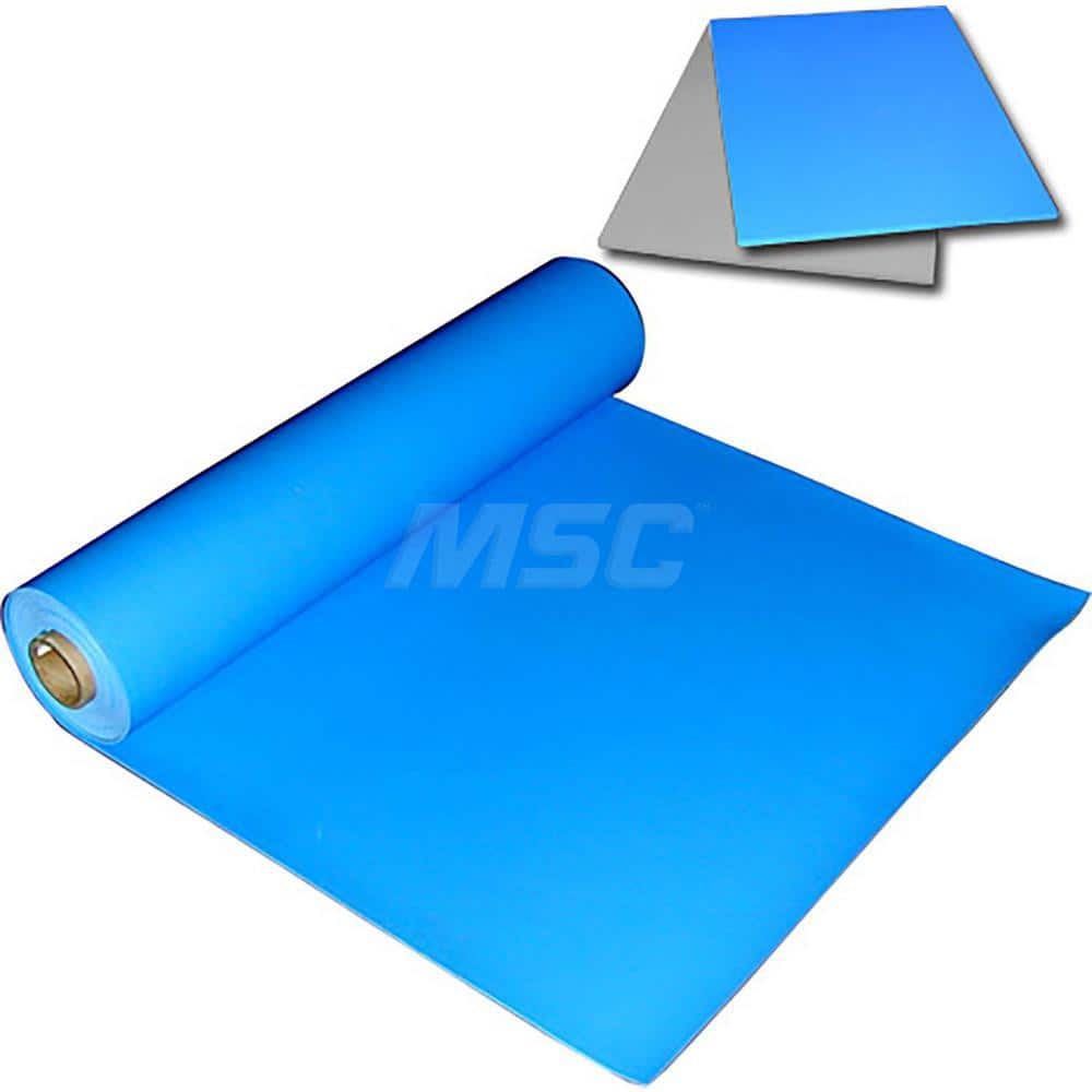 Anti-Static Work Kits & Table Mats; Mat Type: Anti-Static Table Mat; Material: Vinyl; Overall Length: 50.00; Thickness: .093 in; Resistance: 108.000; Color: Blue