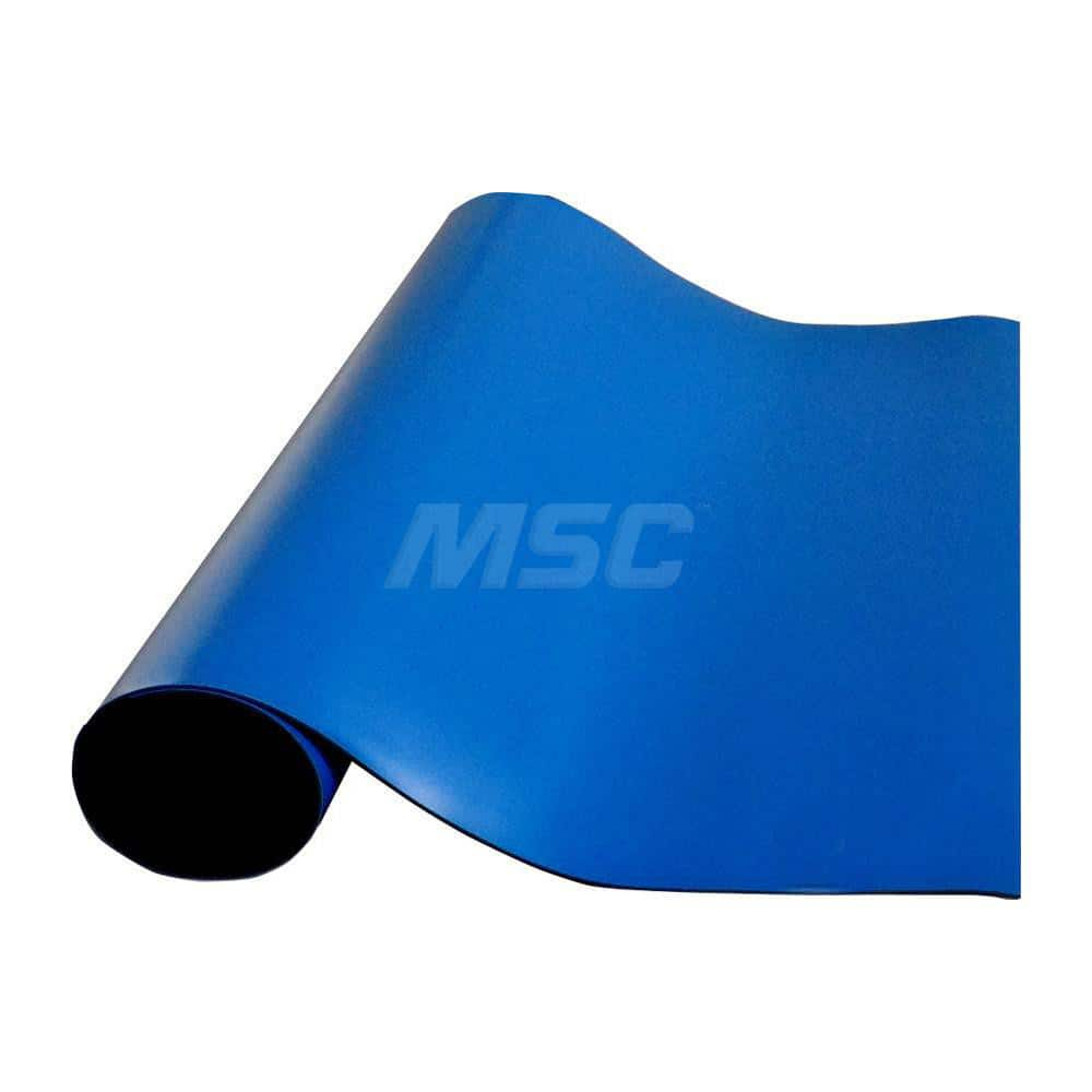 Anti-Static Work Kits & Table Mats; Mat Type: Anti-Static Table Mat; Material: Rubber; Overall Length: 30.00; Thickness: 0.06 in; Resistance: 108.000; Color: Royal Blue