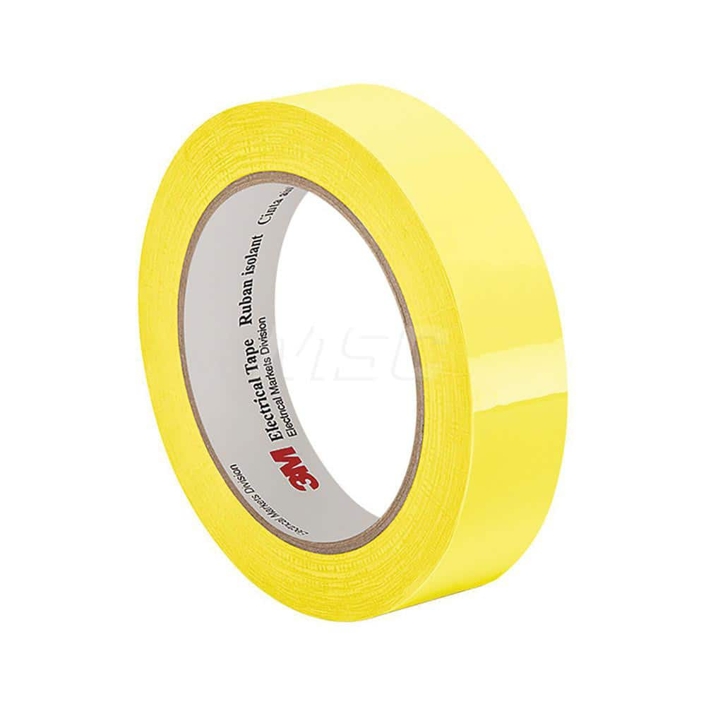 Polyester Film Tape: 1″ Wide, 72 yd Long, 2.5 mil Thick 25 Lb/In Tensile Strength, Acrylic Adhesive, 266 ° F