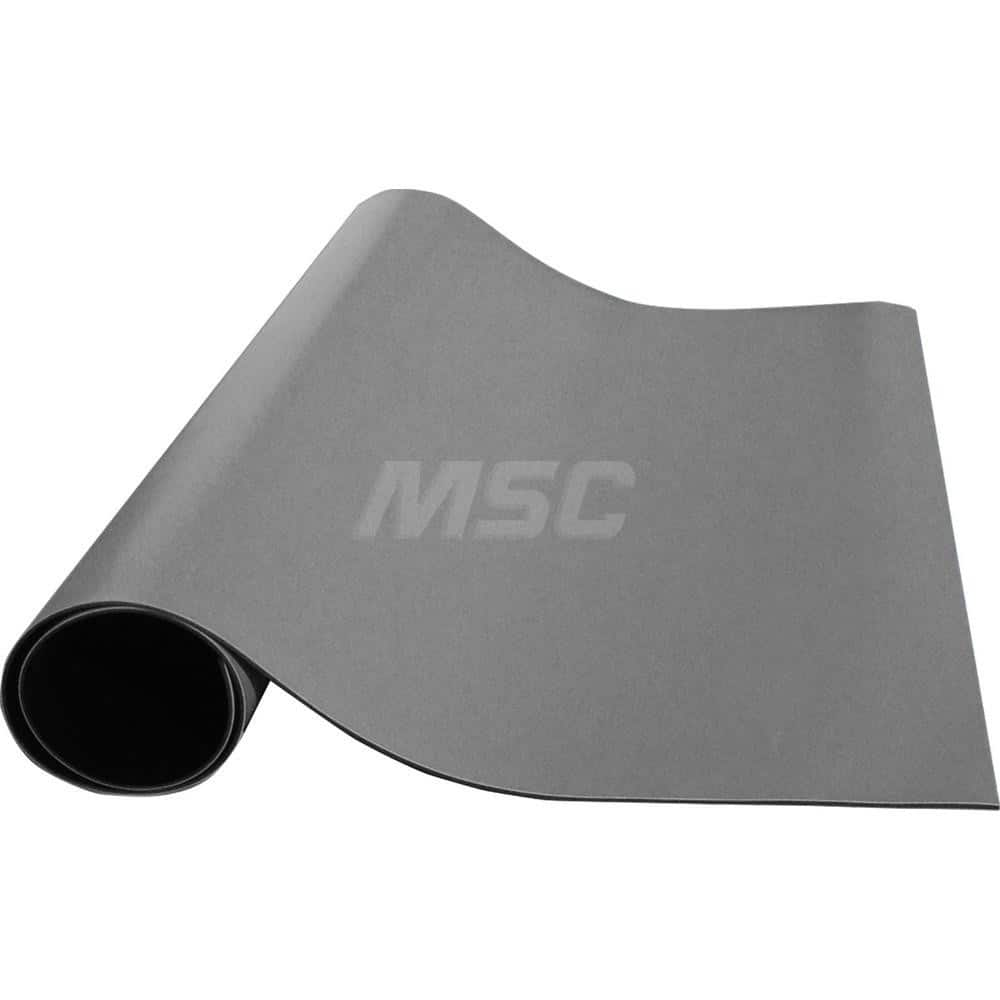 Anti-Static Work Kits & Table Mats; Mat Type: Anti-Static Table Mat; Material: Rubber; Overall Length: 36.00; Thickness: 0.06 in; Resistance: 108.000; Color: Gray