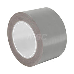 Polytetrafluroethylene Film Tape: 2″ Wide, 36 yd Long, 5 mil Thick 30 Lb/In Tensile Strength, Silicone Adhesive, 500 ° F