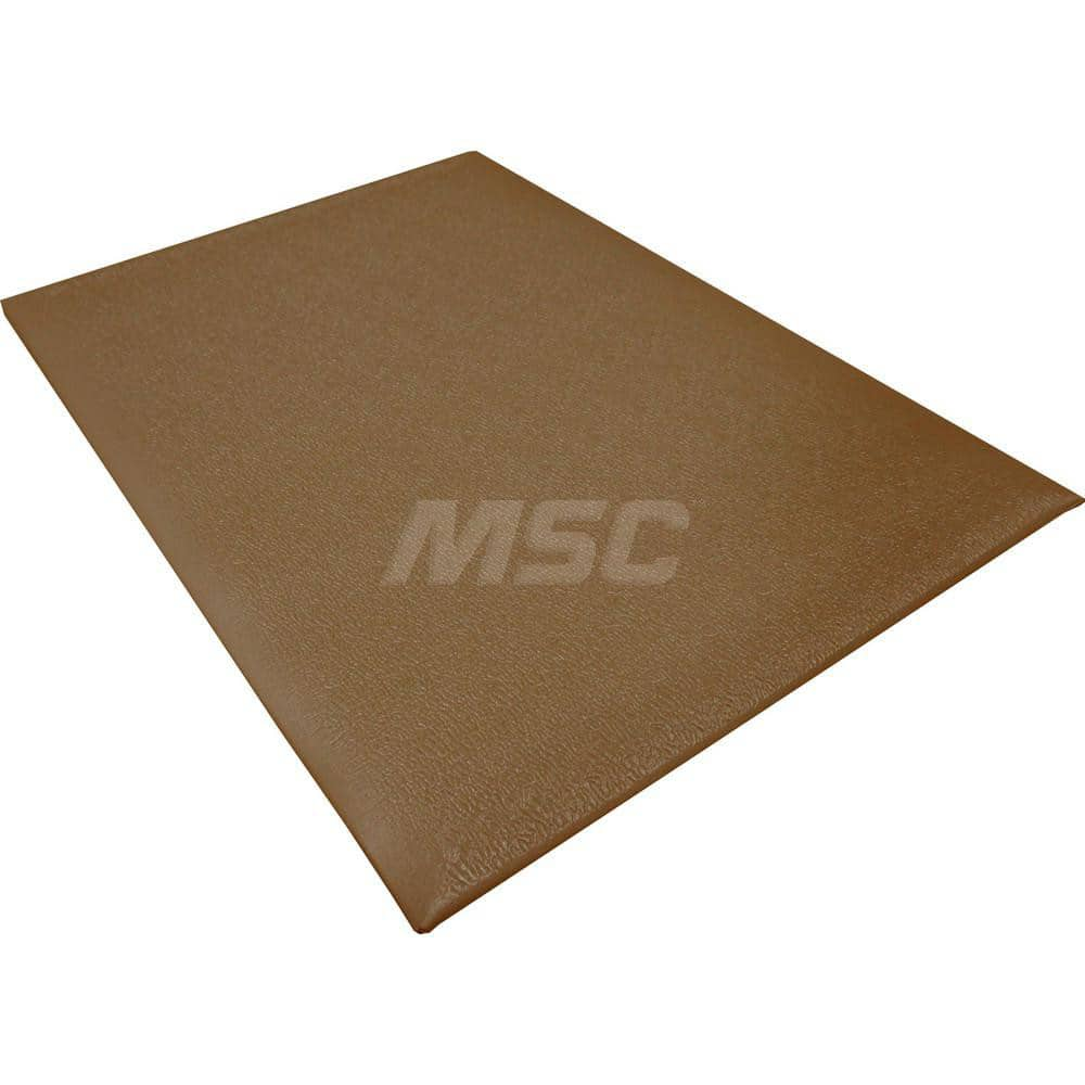 Anti-Static Work Kits & Table Mats; Mat Type: Anti-Static Floor Mat; Material: PVC; Overall Length: 60.00; Thickness: .375 in; Resistance: 108.000; Color: Brown