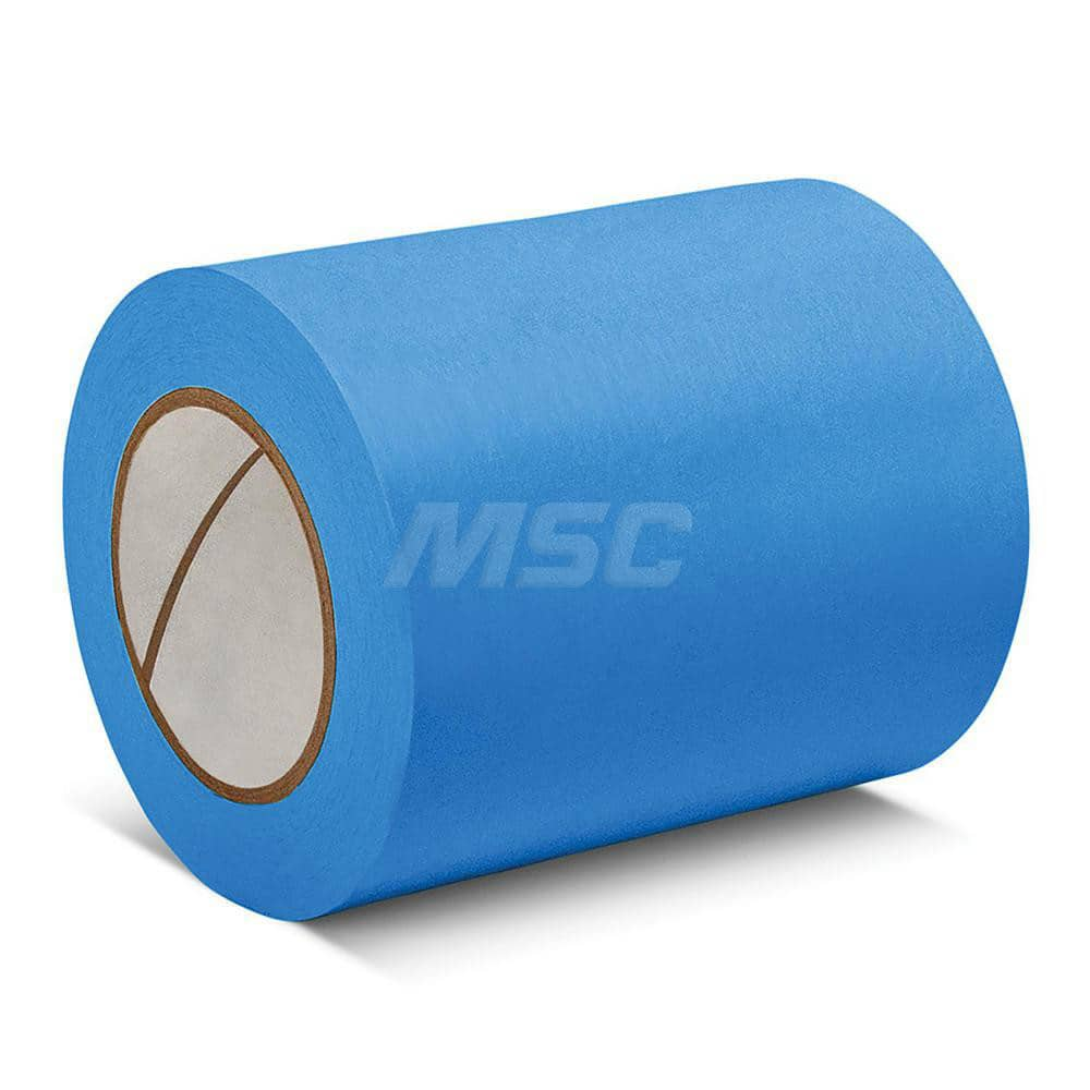 Masking Tape: 3/4″ Wide, 60 yd Long, 4.9 mil Thick, Blue Crepe Paper, Rubber Adhesive, 20 lb/in Tensile Strength