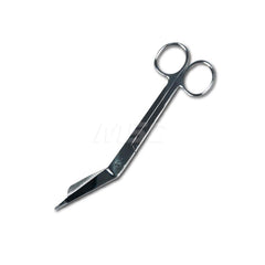 Scissors, Forceps & Tweezers; Product Type: Scissor; Tip Shape: Blunt; Blade Style: Curved; Straight; Disposable: No; Length (Inch): 7.25; Blade Material: Stainless Steel; Handle Material: Steel; Additional Information: No; Overall Length: 7.25