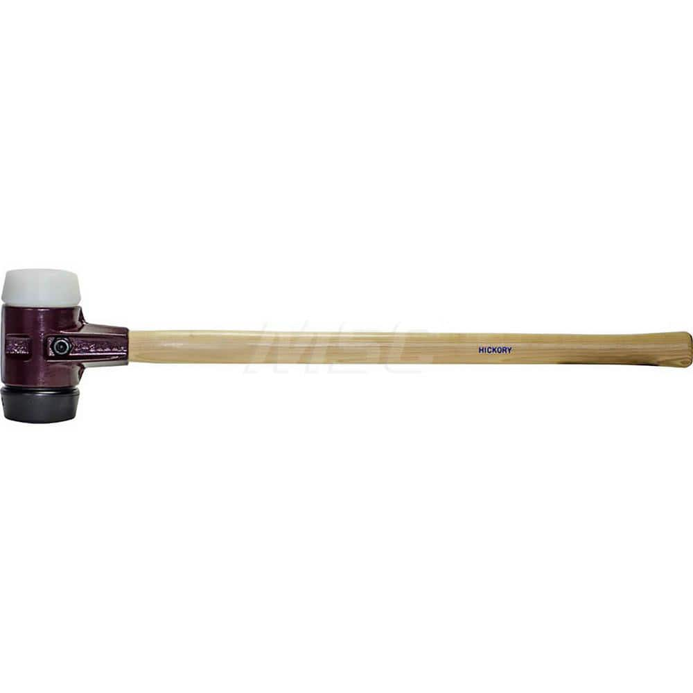 Sledge Hammer: 8 lb Head, 31″ OAL Cast Iron Head, Wood Handle