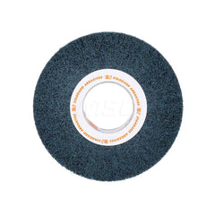 Unmounted Flap Wheels; Abrasive Type: Non-Woven; Abrasive Material: Aluminum Oxide; Outside Diameter (Inch): 6; Face Width (Inch): 1; Grade: Medium; Backing Weight: A; Maximum RPM: 3400