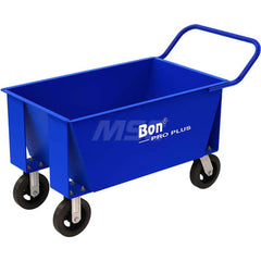 Wheelbarrows; Volume Capacity: 6.5; Load Capacity: 300; Wheel Type: Flat-Free Wheel; Wheel Material: Rubber; Tray Material: Steel; Wheel Diameter (Inch): 8; Handle Material: Steel; Color: Blue; Capacity (Lb.): 6.5; Color: Blue; Wheel Diameter: 8