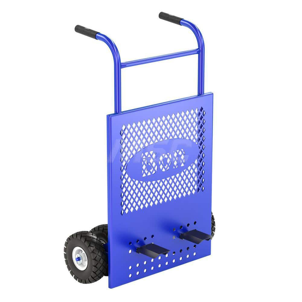 Wheelbarrows; Volume Capacity: 0.0; Load Capacity: 300; Wheel Type: Flat-Free Wheel; Wheel Material: Rubber; Tray Material: Steel; Wheel Diameter (Inch): 10; Handle Material: Steel; Color: Blue; Capacity (Lb.): 0.0; Color: Blue; Wheel Diameter: 10