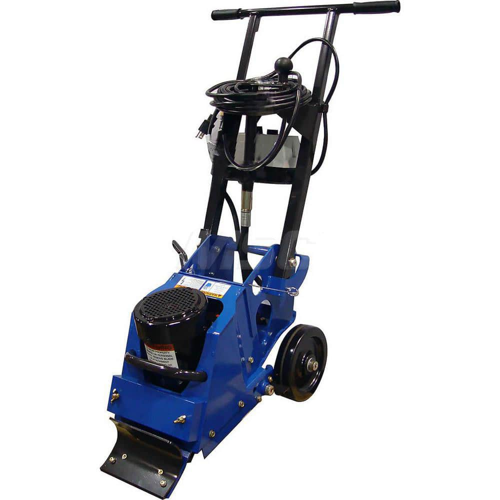 Floor Scrubber: Electric, 10″ Cleaning Width