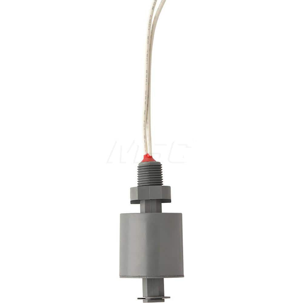 Liquid Level Switches; Switch Type: Vertical Buoyancy Level Switch; Thread Size: 1/8″ NPT; Maximum Working Pressure: 100.000; Minimum Operating Temperature: -40; Maximum Operating Temperature (F): 180; Minimum Diameter: 1; Maximum Diameter: 1; Thread Type