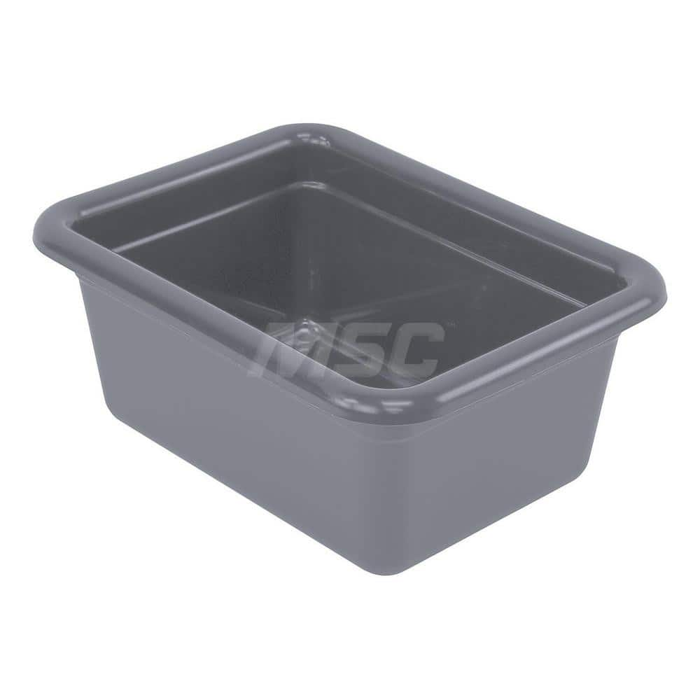 Cans, Pails & Tubs; Product Type: Tub; Volume Capacity Range: 0 - 6.5 gal; Body Material: Polypropylene; Volume Capacity: 6.5; Opening Type: Open Head; Color: Gray; Product Type: Tub; Material: Polypropylene; Volume Capacity (Gal.): 6.5; Color: Gray