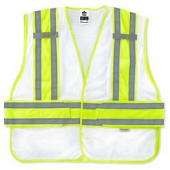 8240HL-NC XL/2XL WHT EXPANDABLE VEST - Strong Tooling