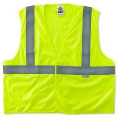 8255HL S/M LIME TREATED POLY VEST - Strong Tooling