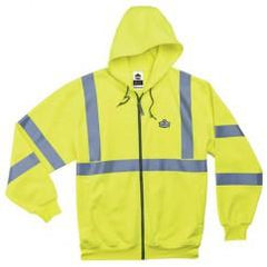 8392 2XL LIME HOODED SWEATSHIRT - Strong Tooling