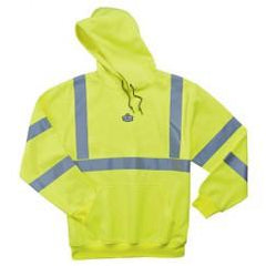 8393 S LIME HOODED SWEATSHIRT - Strong Tooling