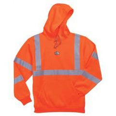 8393 3XL ORANGE HOODED SWEATSHIRT - Strong Tooling