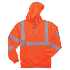 8393 4XL ORANGE HOODED SWEATSHIRT - Strong Tooling