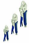 3 Piece - Curve Jaw Cushion Grip Locking Plier Set - Strong Tooling
