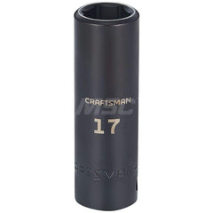 Impact Socket: 1/2″ Drive 6-Point, Black Oxide