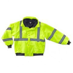 8380 L LIME BOMBER JACKET - Strong Tooling