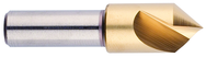 3/4" Size-1/2 Shank-90°-HSS Single Flute Countersink - Strong Tooling