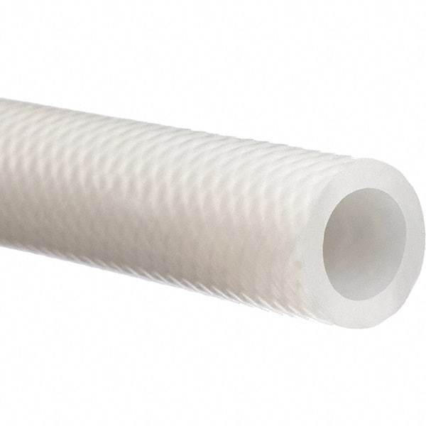 Value Collection - 1/2" ID x 7/8" OD, 100' Long, Silicone Reinforced (FDA) Tube - Clear, 290 Max psi, -100 to 440°F - Strong Tooling