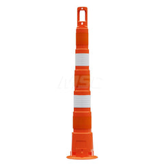 Traffic Barrels, Delineators & Posts; Type: Channelizing Cone; Material: Polyethylene; Reflective: Yes; Base Needed: Yes; Height (Inch): 50.4; Width (Inch): 7-3/4; Additional Information: Series: 650R1; Dimensions: 42 in Without Handle; Sheeting Grade: Hi