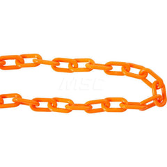 Plastic Chain: Outdoor or' Longdoor, 1 1/2, 50 ' Long, White, Polyethylene