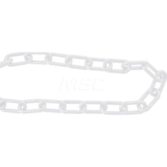 Plastic Chain: Outdoor or' Longdoor, 2, 50 ' Long, White, Polyethylene