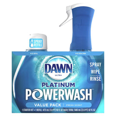 Dish Detergent; Form: Liquid; Container Type: Spray Bottle; Container Size (oz.): 16.00; Scent: Fresh; For Use With: Platinum Powerwash Dish Spray