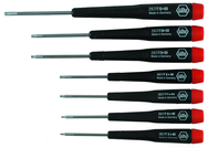 7 Piece - T5; T6; T7; T8 x 40mm; T9; T110x 50mm; T15 x 60mm - Precision Torx Screwdriver Set - Strong Tooling