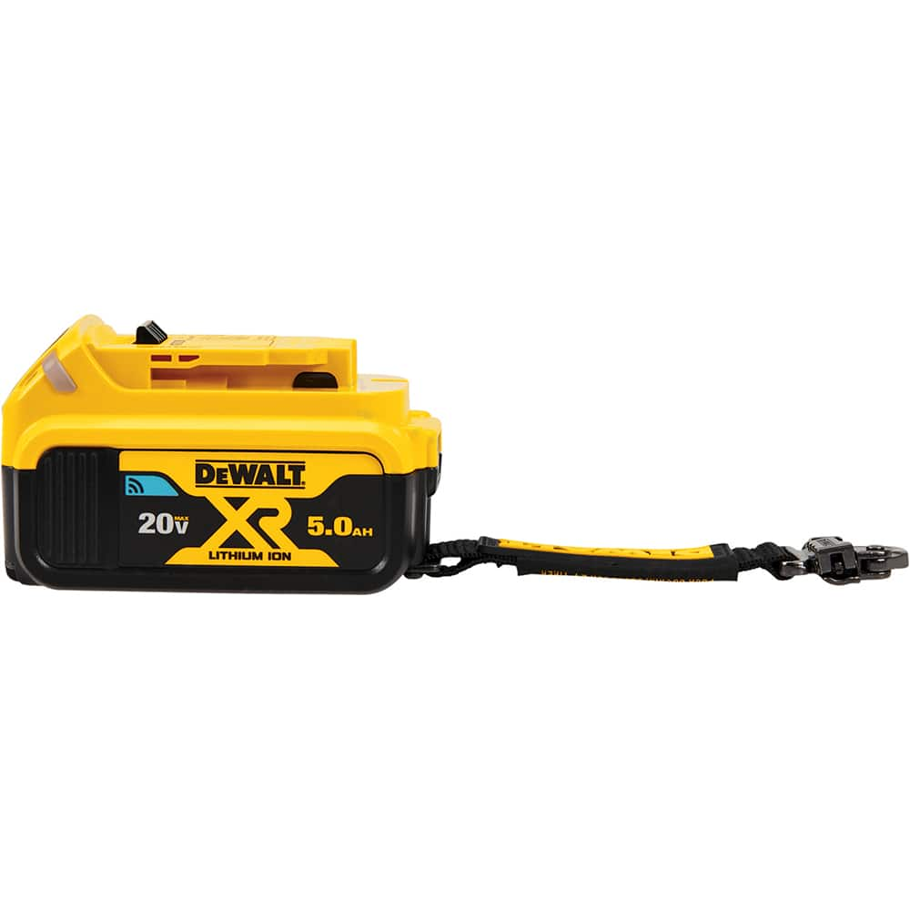 DeWALT - Power Tool Batteries; Voltage: 20.00 ; Battery Chemistry: Lithium Ion ; Battery Capacity (Ah): 5.00 ; Battery Series: 20V MAX ; Includes: Battery - Exact Industrial Supply