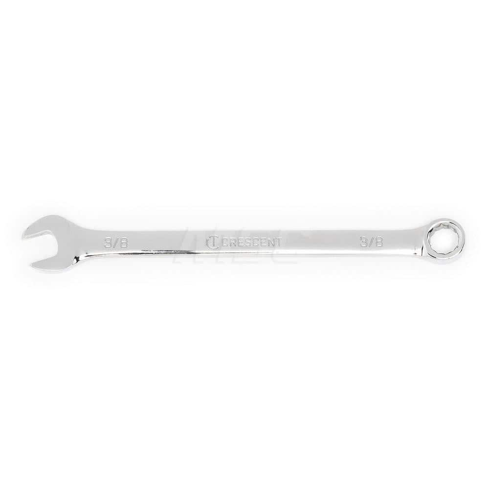 Crescent - Combination Wrenches; Type: Combination Wrench ; Tool Type: NonRatcheting ; Size (Inch): 3/8 ; Number of Points: 12 ; Finish/Coating: Full Polish Chrome ; Material: Alloy Steel - Exact Industrial Supply