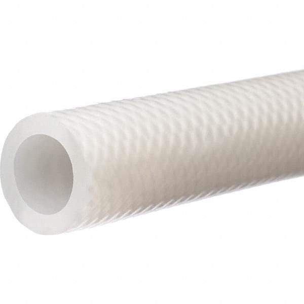 Value Collection - 1/4" ID x 1/2" OD, 5' Long, Silicone Reinforced (3A) Tube - Clear, 145 Max psi, -100 to 440°F - Strong Tooling