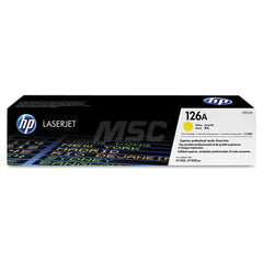 Hewlett-Packard - Office Machine Supplies & Accessories; Office Machine/Equipment Accessory Type: Toner Cartridge ; For Use With: HP LaserJet Pro 100 color MFP M175nw; M275 MFP; CP1025nw ; Color: Yellow - Exact Industrial Supply