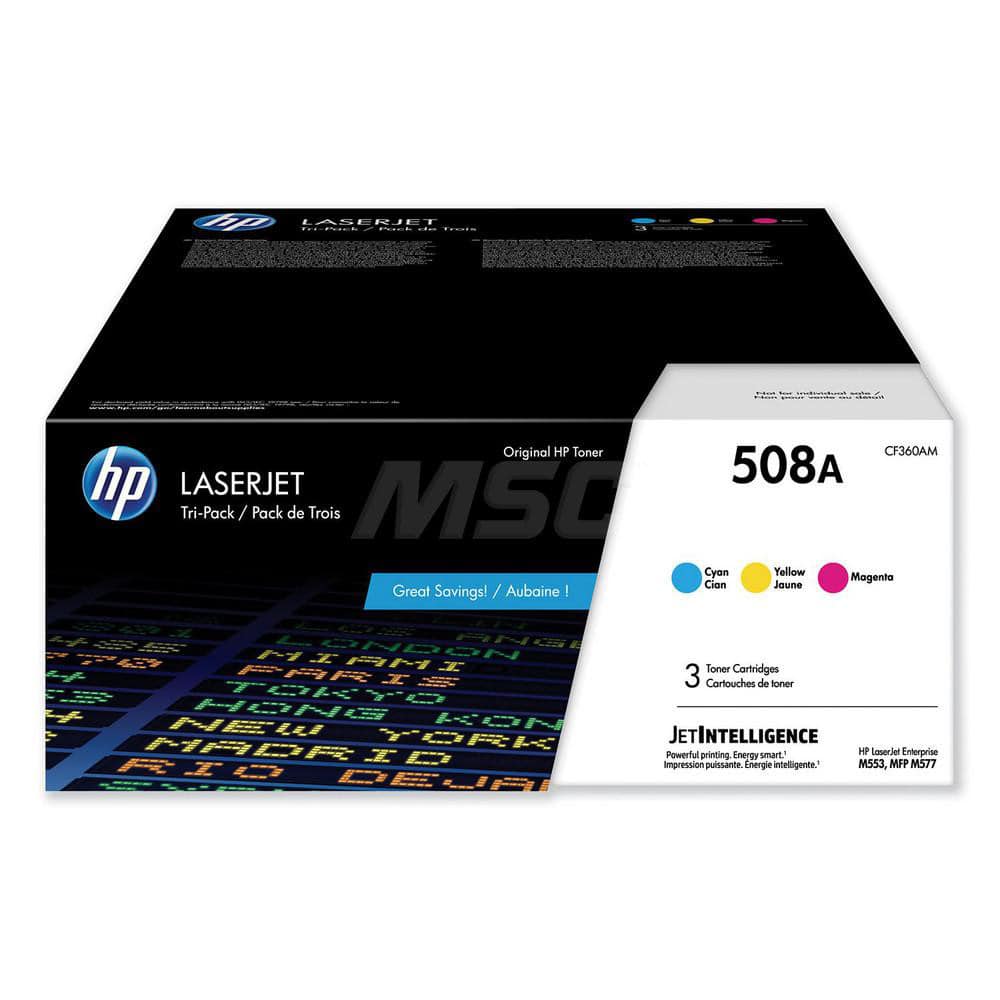 Hewlett-Packard - Office Machine Supplies & Accessories; Office Machine/Equipment Accessory Type: Toner Cartridge ; For Use With: HP Color LaserJet Enterprise Flow MFP M577z; M553n; M553x; M553dh; M553dn; MFP M577f; MFP M577dn ; Color: Cyan; Magenta; Yel - Exact Industrial Supply