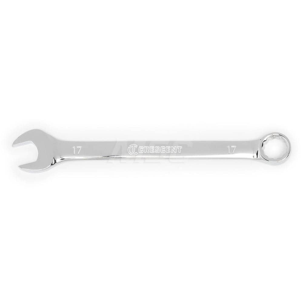 Crescent - Combination Wrenches; Type: Combination Wrench ; Tool Type: NonRatcheting ; Size (mm): 17 ; Number of Points: 12 ; Finish/Coating: Full Polish Chrome ; Material: Alloy Steel - Exact Industrial Supply