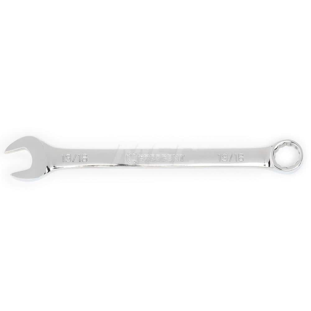 Crescent - Combination Wrenches; Type: Combination Wrench ; Tool Type: NonRatcheting ; Size (Inch): 13/16 ; Number of Points: 12 ; Finish/Coating: Full Polish Chrome ; Material: Alloy Steel - Exact Industrial Supply