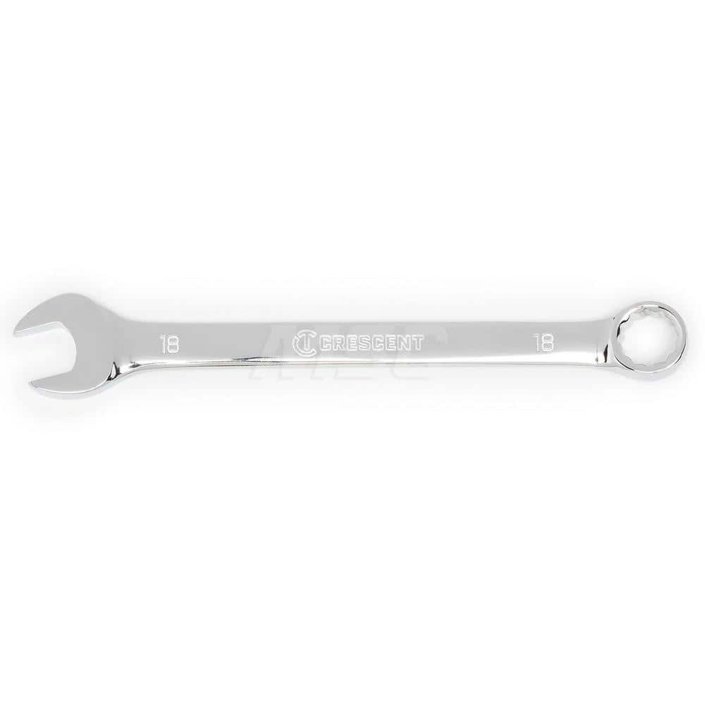 Crescent - Combination Wrenches; Type: Combination Wrench ; Tool Type: NonRatcheting ; Size (mm): 18 ; Number of Points: 12 ; Finish/Coating: Full Polish Chrome ; Material: Alloy Steel - Exact Industrial Supply