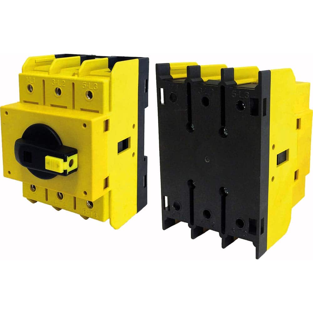 Automation Systems Interconnect - Cam & Disconnect Switches; Enclosure Type: Open ; Fused: NonFused ; Amperage: 150 ; Contact Form: 3PST ; Voltage: 600 VAC ; Horsepower at 1 Phase: 25 @ 230 VAC - Exact Industrial Supply