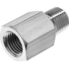 Pipe Fitting: 1/4 x 1/4″ Fitting, 304 Stainless Steel 6,200 psi